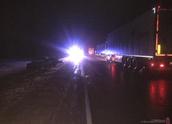 Водитель легкового автомобиля погиб от столкновения с грузовиком на трассе в области