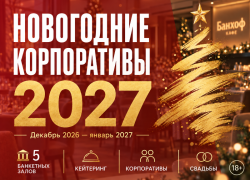 Новогодние корпоративы 2027 в Волгограде и Волжском. Где забронировать? 
