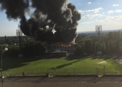 В Волжском загорелся спортзал на Набережной