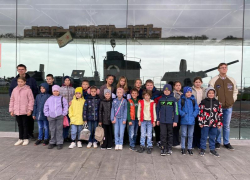 Волжские дети посетили экскурсию в музей-панораме «Сталинградская битва»