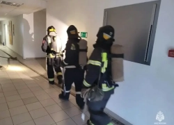 Пожарная тревога в ТЦ «Идея»: волжские спасатели отработали эвакуацию