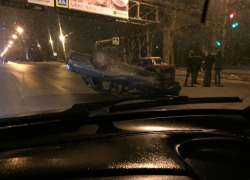 Появились подробности ЧП с перевернутым ВАЗом в Волжском