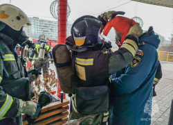 Итоговые пожарно-тактические учения в Волжском