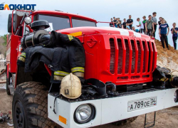 В селе близ Волжского случился пожар: есть пострадавший