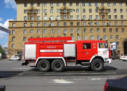 В Быковском районе по всей площади горело здание 