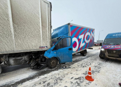 Водитель «Озон» попал в ДТП на трассе Волгоградской области