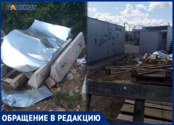 Большая свалка образовалась рядом с волжским рынком «Маяк»
