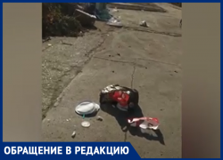 «С частного сектора все свозят в пятиэтажки»: поселок в Волжском тонет в мусоре