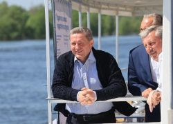 Бочаров оценил обводнение с палубы теплохода: рекордные 90% порадовали губернатора