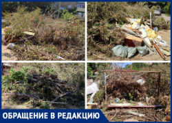 Пожароопасная свалка возле волжской школы может загореться в любой момент