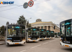 В Волжском первые новые автобусы вышли на городские рейсы