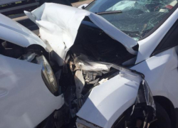 Установлены подробности лобового столкновения иномарки и маршрутки: 2 в больнице