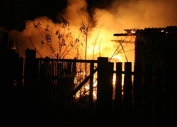 Жители Быково спали, когда горело здание