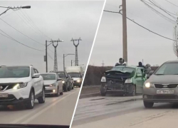 Гигантская пробка из-за аварии сковала дорогу по Волжский ГЭС