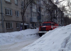 В многоэтажке Волжского горел подвал