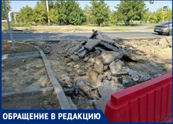 «Обещали до 30 сентября»: волжанин пожаловался на незаконченный въезд после ремонта улицы Пушкина