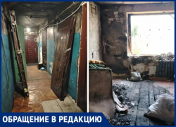 Месяц без света: жители дома на Горького, 3 в Волжском требуют ремонта после пожара