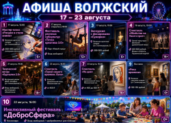 Куда сходить в Волжском: афиша на неделю с 17 по 23 августа