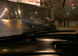 В Волжском "перевертыш" оказался на проезжей части