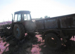 Под Волгоградом селянина переехал трактор из которого он выпал