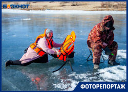 На кромке льда: как журналисты «Блокнот Волжский» рыбаков спасали