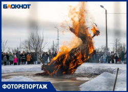 «Любо!»: волжане с размахом отметили Масленицу с казаками, блинами, чучелом и «хулиганством»