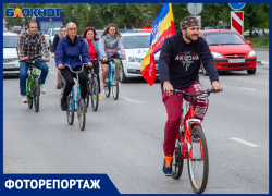 Православный велопробег прошел в Волжском: фоторепортаж