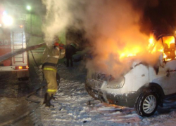 «Газель» спалили ночью неизвестные в Среднеахтубинском районе