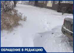 Хрупкая волжанка еле донесла своего ребенка домой по сугробам