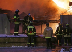 В Камышине загорелся хлопчатобумажный комбинат