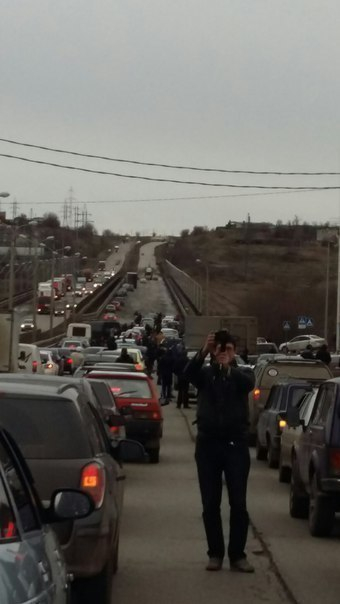 Водители Волжского поддержали акцию автопротеста в Волгограде