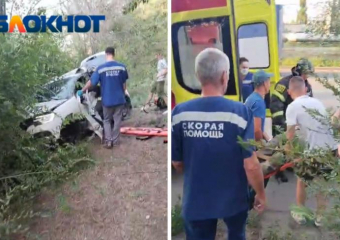 ﻿Водитель в реанимации: страшная авария произошла в Волжском