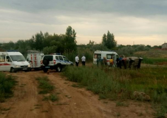 За рулем перевернувшегося Volvo под Волжским была автоледи