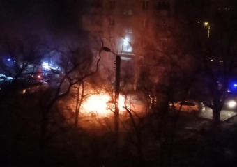 Иномарка выгорела дотла в Волжском