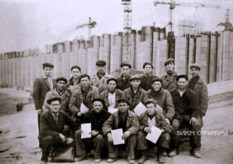 Соревнование по перекрытию Волги на Сталинградской ГЭС прошло 67 лет назад