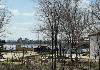 В Волжском обустраивают набережную в парке «Ноосфера»