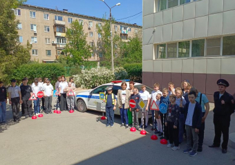В Волжской школе №1 прошло профилактическое мероприятие «В мире ПДД»