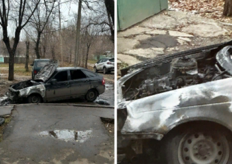 Ночью в Волжском выгорела машина: причины