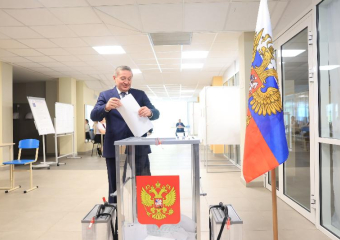 Губернатор проголосовал в первый день выборов в Волгоградской области
