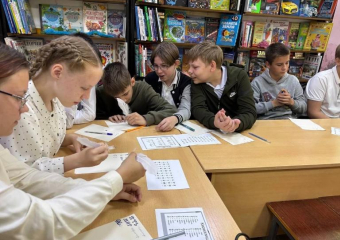 Под Волжским со школьниками провели беседу, посвященную Дню славянской письменности