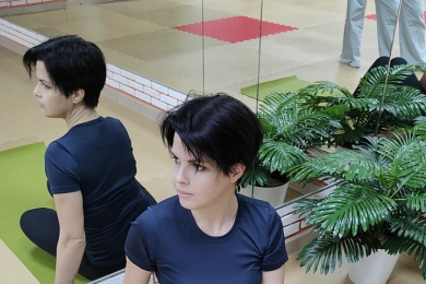 Йога для начинающих в фитнес-студии "Апельсин-134" - 