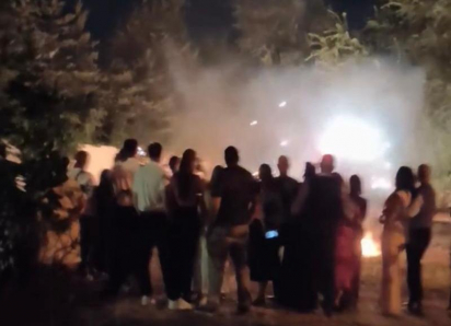 Во дворе Волжского вспыхнул скандал из-за выпускного шоу с огнем: видео