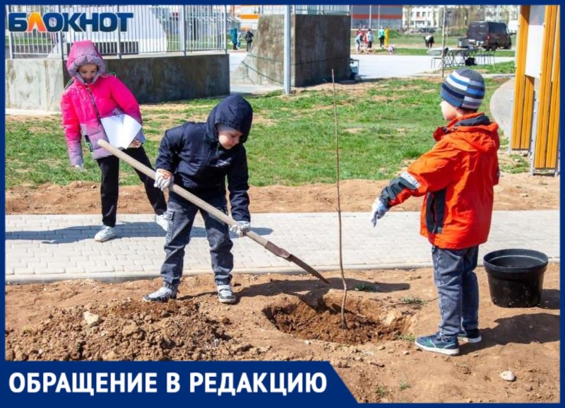 Волжане платят дворникам за полив деревьев в парке ПКиО «Новый Город»