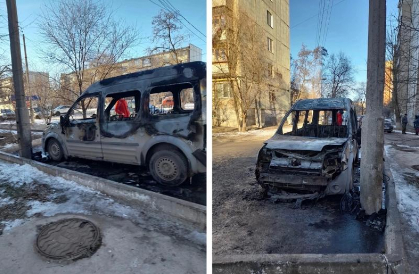 В Волжском выгорела машина: официальные подробности от МЧС