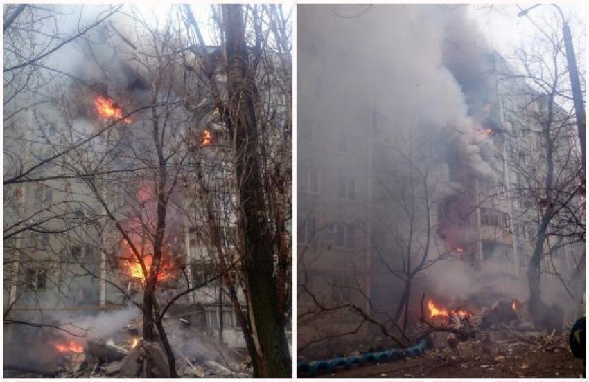 На западе Волгограда в многоэтажке произошел взрыв бытового газа