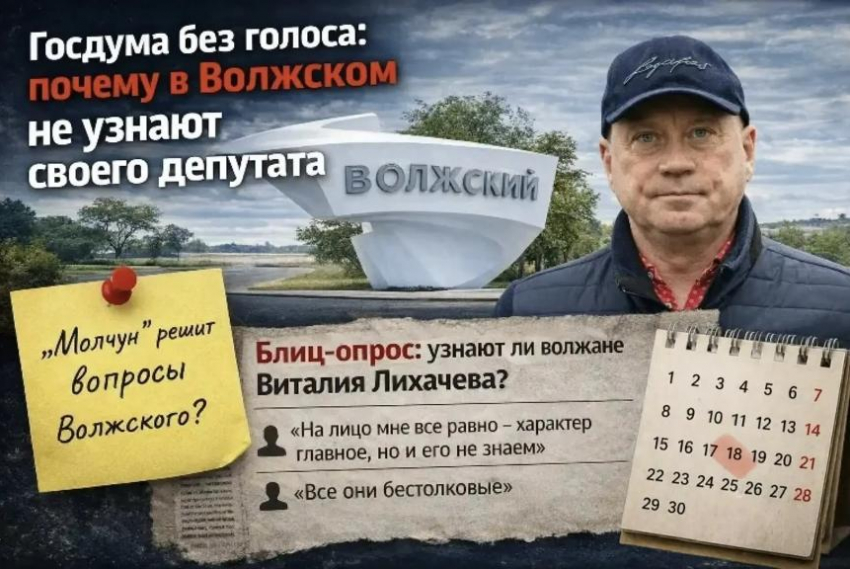 Госдума без голоса: почему в Волжском не узнают своего депутата