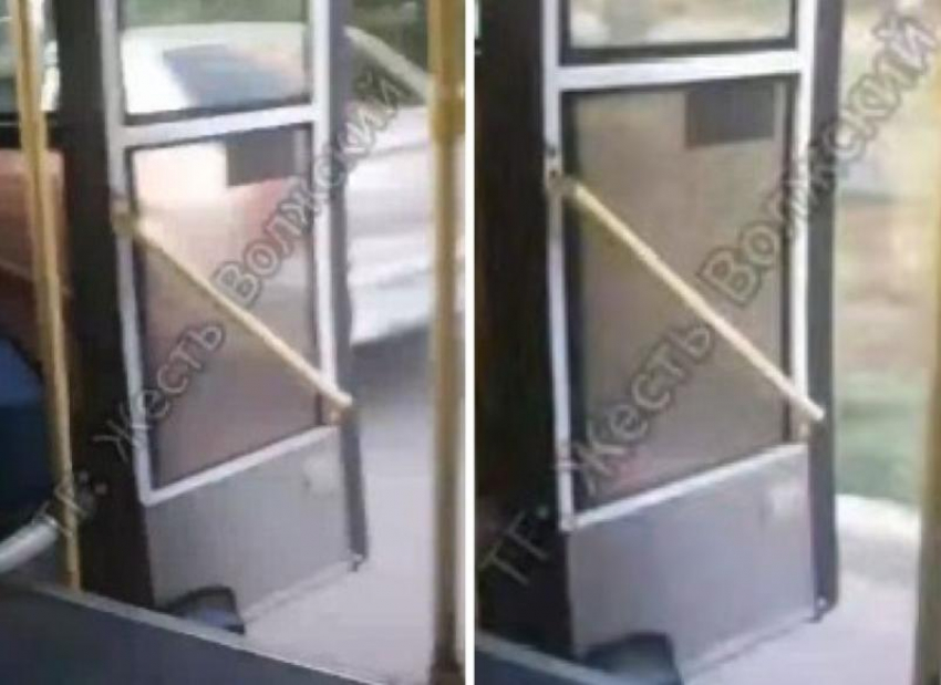 Опасная вентиляция в волжской маршрутке: вместо кондиционера водитель на полном ходу открыл дверь