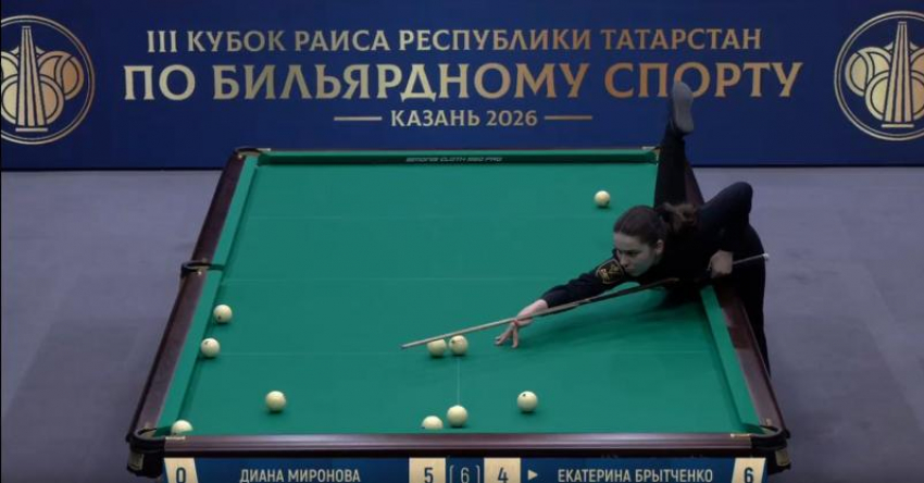 Серебряный финиш 18-летней волжанки Екатерины Брытченко: юная звезда бильярда покорила Казань
