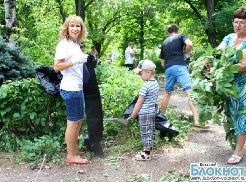 Волжане  в субботу вдохнули жизнь в  «Аллею любви»