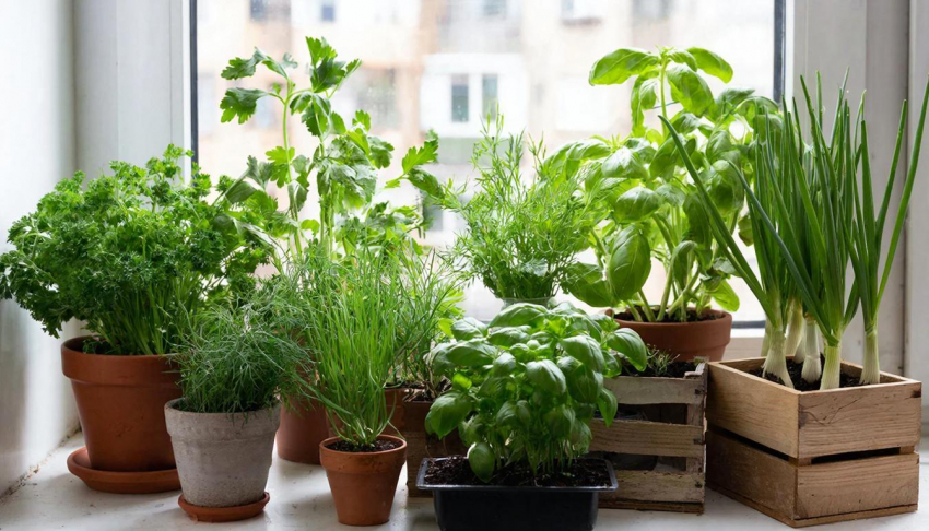 Огород на подоконнике: какая зелень украсит дом и защитит цветы
